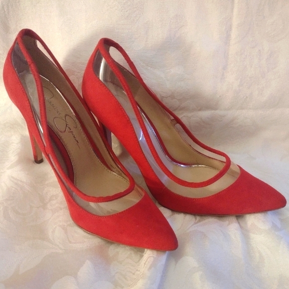 Jessica Simpson Shoes - Jessica Simpson Red Stilletos